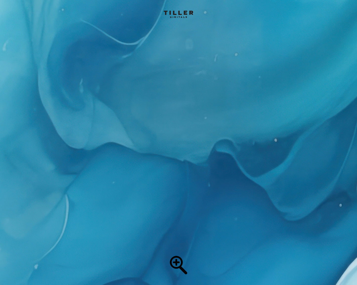 Blue Fluid Art: Abstract Flow - No. 01